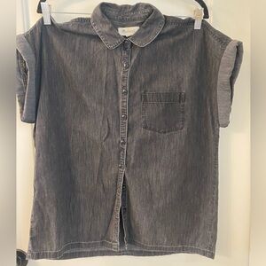 Madewell Denim Boxy Button Up